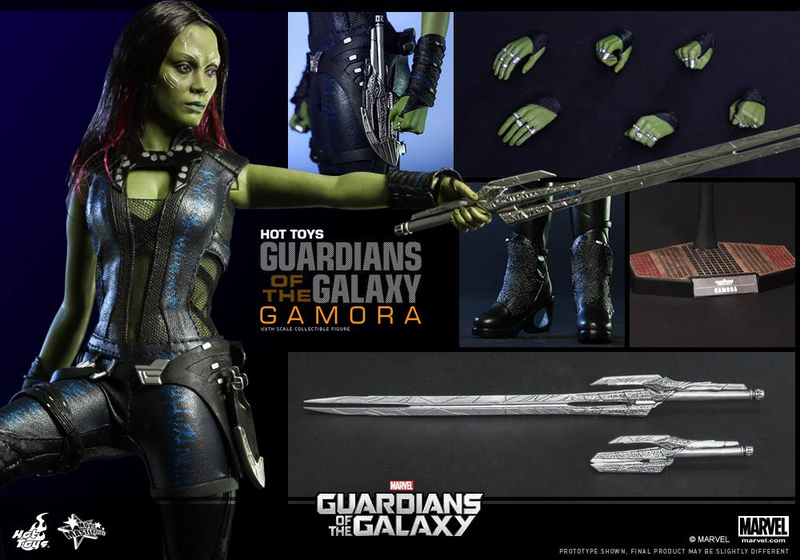Illustration for article titled Lifelike Guardians Of The Galaxy Gamora Action Figure